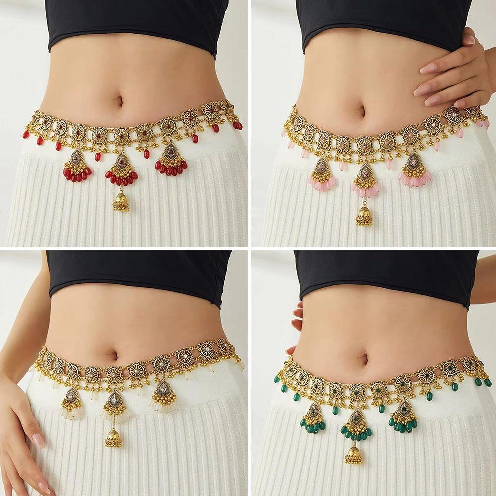 Handmade Waist Chain Bohemian Ethnic Body Jewelry New Resin Beads Chain Women