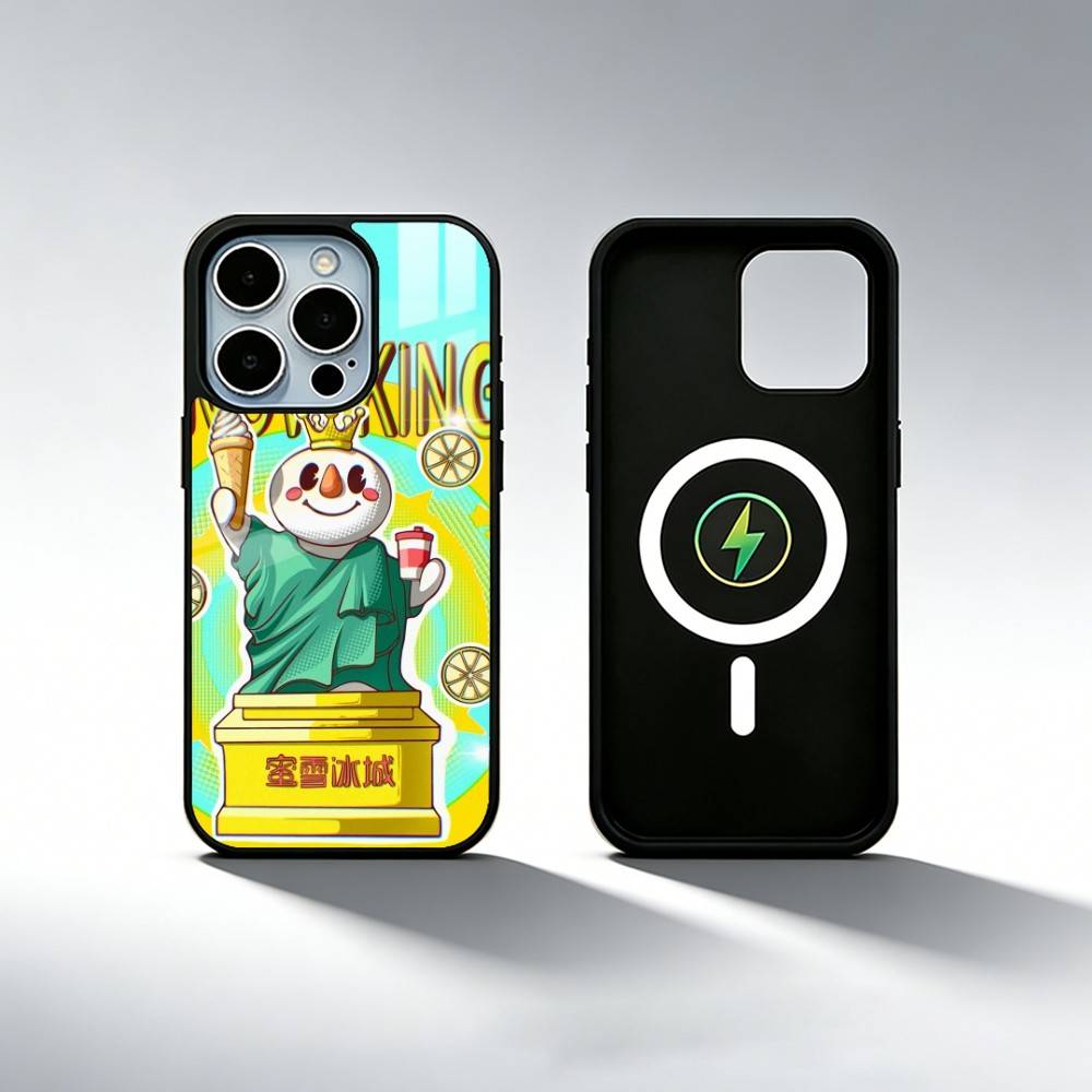 Чехол для телефона Mixue Bingcheng для iPhone 17, 16, 15, 14, 13, 12, 11 Plus, Pro Max Магнитный для Magsafe Беспроводной зарядки