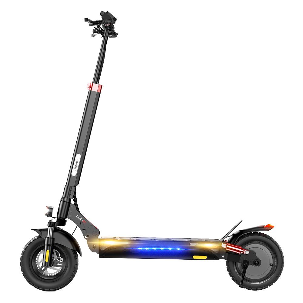 iScooter 800W Electric Dirt Scooter with 40km/h, 48V10Ah, Full Suspension, 10" Off-Road Tires, LCD Display, Dual Disc Brakes, IPX4 Waterproof