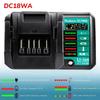 DC18WA Fast Lithium Charger for Makita 14.4V-18V BL1813G BL1811G DC18SG DC1851 BL1415G Li-ion Battery Power Tools