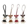 Fashionable Sturdy Schnauzer Dog Keychain Charm Pendant for Personalize Elegant Styles and Fashion Statement Pieces
