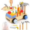 Деревянный набор инструментов Машина для детей Развивающие игрушки STEM Игрушки для малышей Монтессори для строительства Дошкольные обучающие занятия Подарки