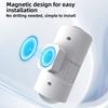 Colorful Gradient Motion Sensor Night Light Magnetic Mounting Rechargeable LED Wall Light Up Down Lighting Human Body Induction