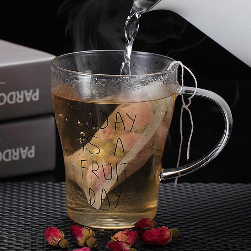 100/50/10PCS Tea Bags Non-woven Fabric Tea Filter Bags for Spice Tea Infuser with String Heal Seal Disposable Teabags Empty Tea Bags