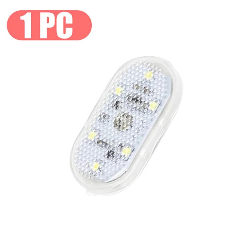 Car Led Touching Light Tiny Size Magnetic Roof Reading Light USB Rechargeable Gentle Illumination Lamp for Floor Trunk