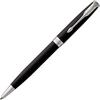 PARKER Шариковая ручка Parker, Sonnet, Матовый черный CT, Средний, Постоянные импортные, в подарочной коробке, 1...