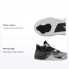 Кроссовки Air 4 Retro PS Fear 2024 Kids черные белые антрацитовые FV4537-002