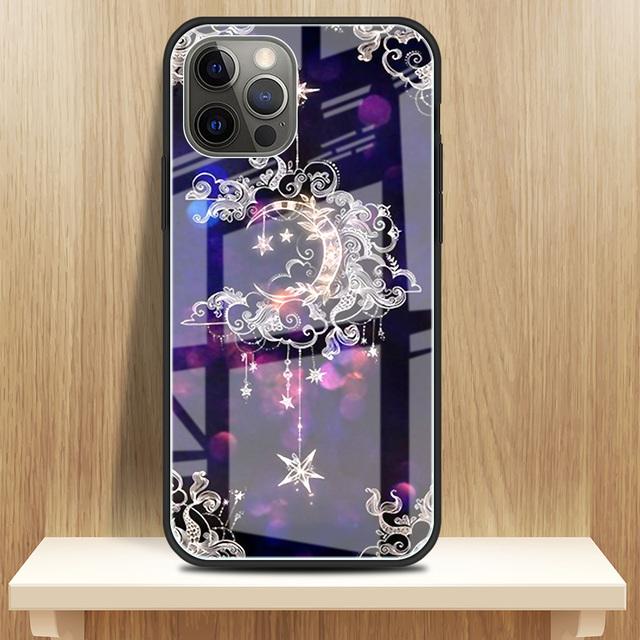 Модный стеклянный чехол для Apple Iphone 13 12 Mini 11 Pro Max 7 8 Plus Xr X Xs 6 6s Se 2020, сумка «Ловец снов», акварельный чехол для телефона