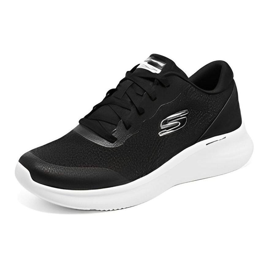 Skechers Skech-Lite Pro Легкие Дышащие Поддерживающие Повседневные Кроссовки Женские Черный Белый 896215-BKW
