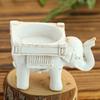 Vintage Elephant Crystal Ball Table Resin Aromatherapy Candle Base Thai Style Creative Home Wedding Decoration Desktop Ornaments