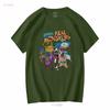 Aaahh Real Monsters All Characters T Shirt long or short sleeves vintage Washed Soft Stylish homme Stretched fashion graphic