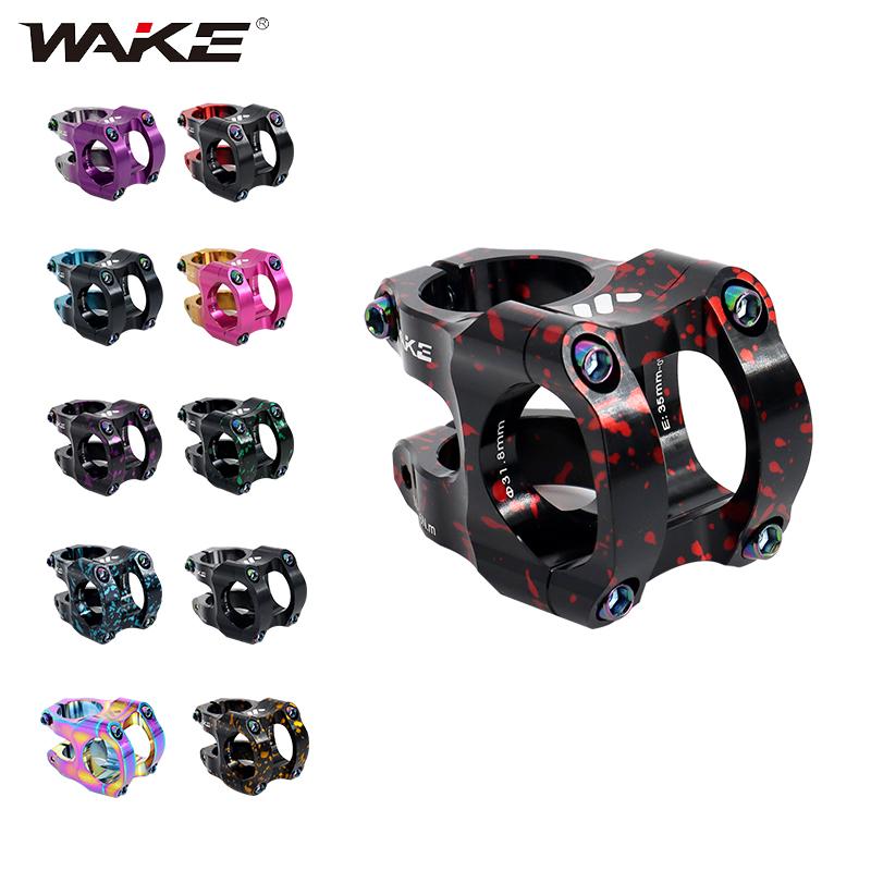 Вынос Wake Mtb Power Stem Шоссейный Велосипед Горный Велосипед Короткий Мощный Вынос 31.8мм 35мм Шоссейный Руль Стол Регулируемый Вынос Подъемник Велоспорт