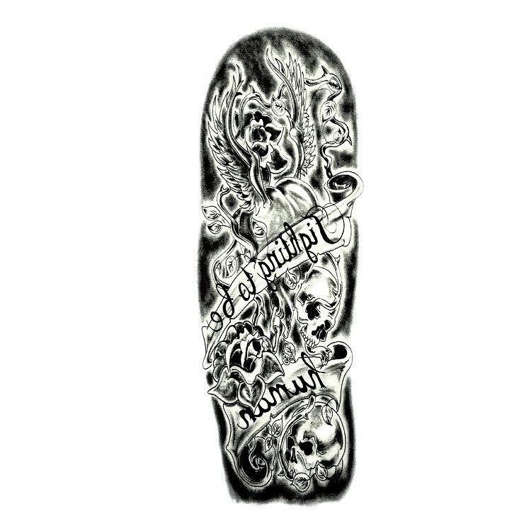 Наклейка на всю руку с татуировкой, большая цветочная наклейка на руку, водонепроницаемая наклейка на всю руку, имитация татуировки, набор Amazon, отдельная татуировка