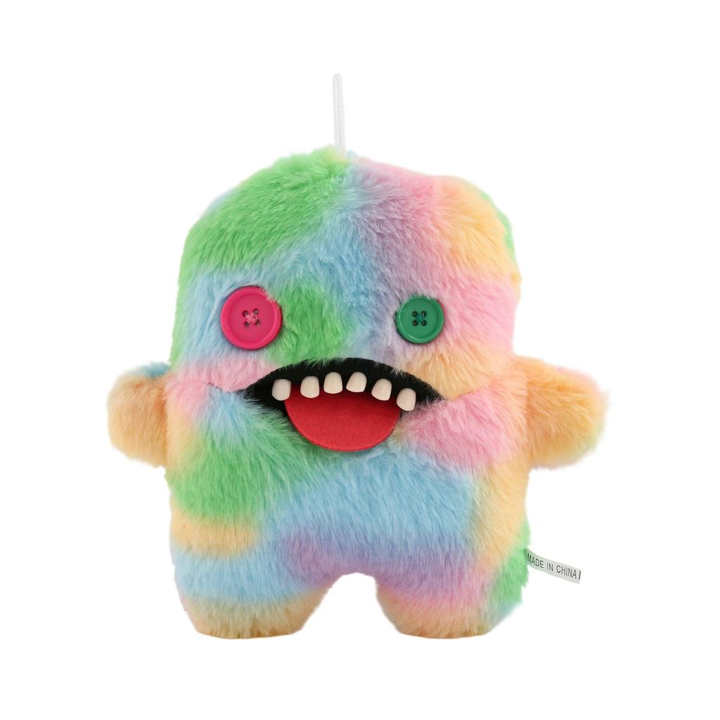 Fugglers Ugly Monsters Keychain Plush LORD LONG EARS SCARESCOME SQUARE Stuffed Cartoon Peluche Toy Gift