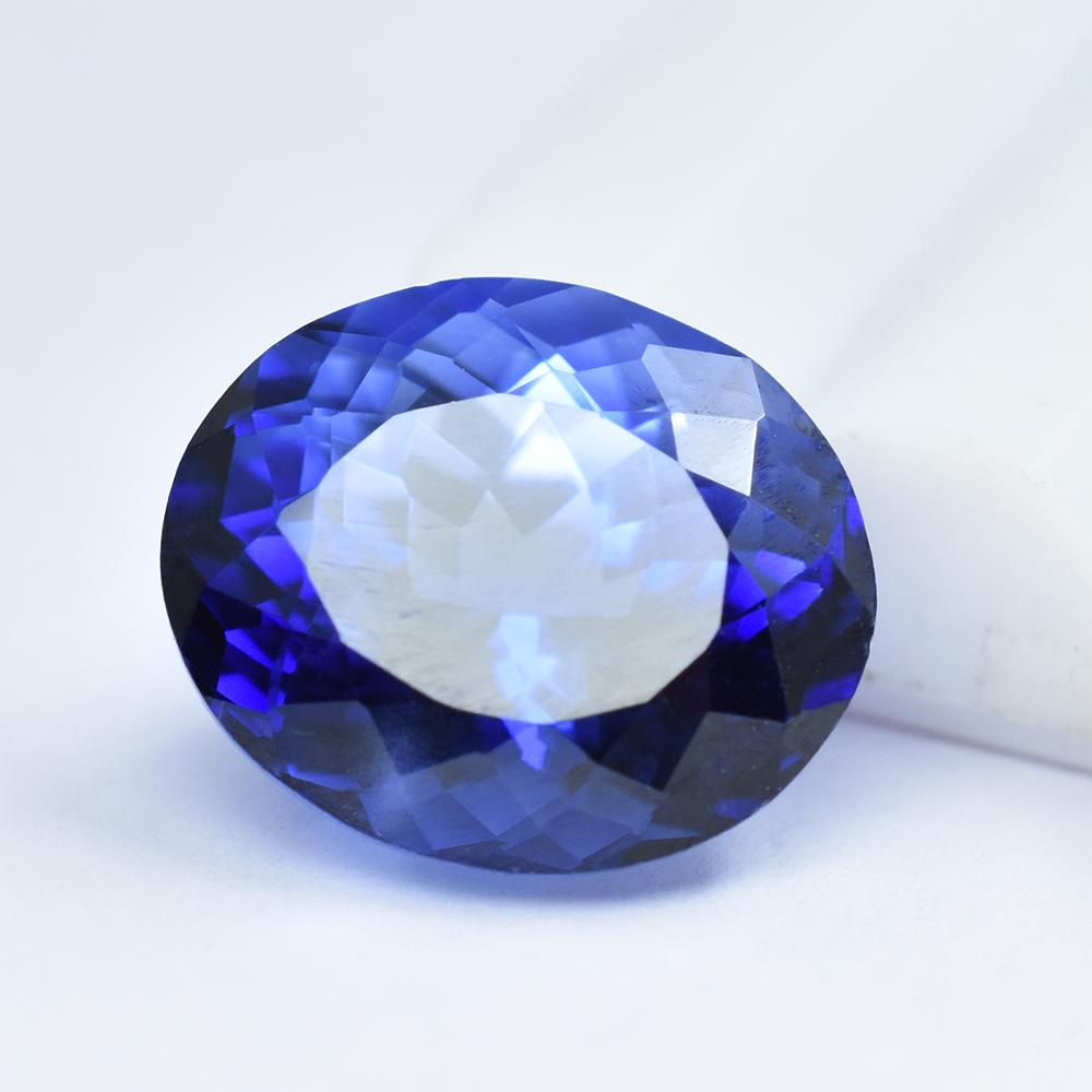 Natural Blue Sapphire Loose Gemstone Oval Cut 8.15 ct September Birthstone for Gem Collections