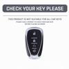 Чехол для ключей из ТПУ с 4 кнопками для Chevrolet Chevy Malibu Camaro Cruze Traverse Spark Equinox Sonic Volt Protect Shell