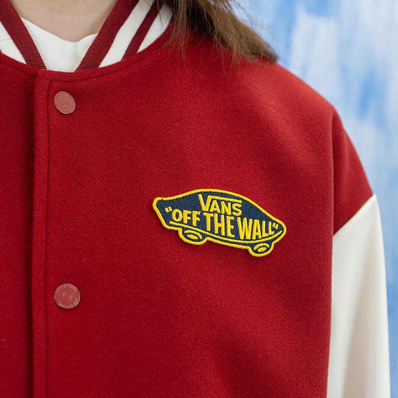 Vans Удобная куртка с длинным рукавом в полоску в американском винтажном стиле, куртка унисекс VN000RT4BQS