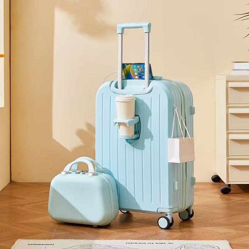 Дорожный чемодан 2025: 20-дюймовая бесшумная тележка для женщин, мужчин и детей.