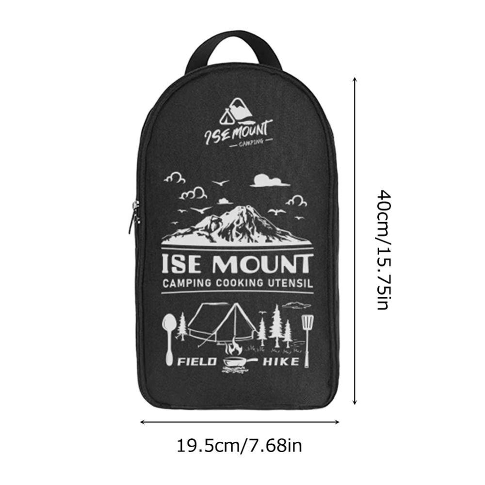 Hiking Utensil Set Storage Bag Picnic BBQ Tableware Organizer 2024 Cookware Carrying Case