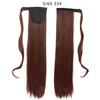LISI HAIR Long Straight Wrap Around Clip In Ponytail Hair Extension Heat Resistant Synthetic  Pony Tail Fake Hair