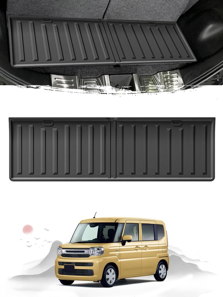 Ruiya Luggage Mat for the New Suzuki Spacia and Suzuki Spacia Custom 3D Luggage TPE Easy To Trunk Custom Washable Mk54s, Tray, Waterproof, Non-Slip,