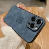 Роскошный кожаный чехол с узором из шпона и клена для iPhone 15 14 Plus 13 12 11 Pro Max X XS XR, ультратонкий противоударный чехол для телефона из меха