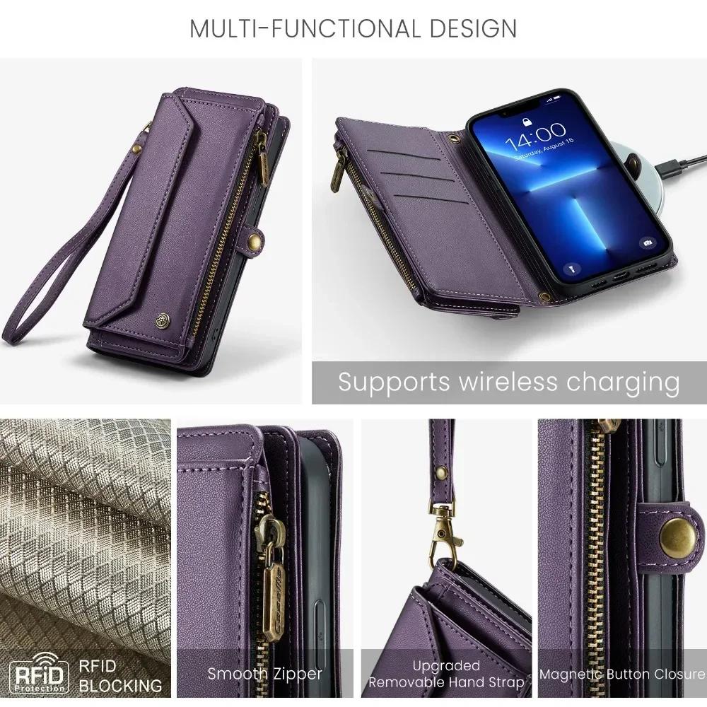 Кошелек-чехол через плечо для Samsung Galaxy S23 S21 FE S25 S24 S22 Ultra Plus A55 A54 A53 A35 A34 A33 A25 A23 A15 A14 A13 5G A24 4G