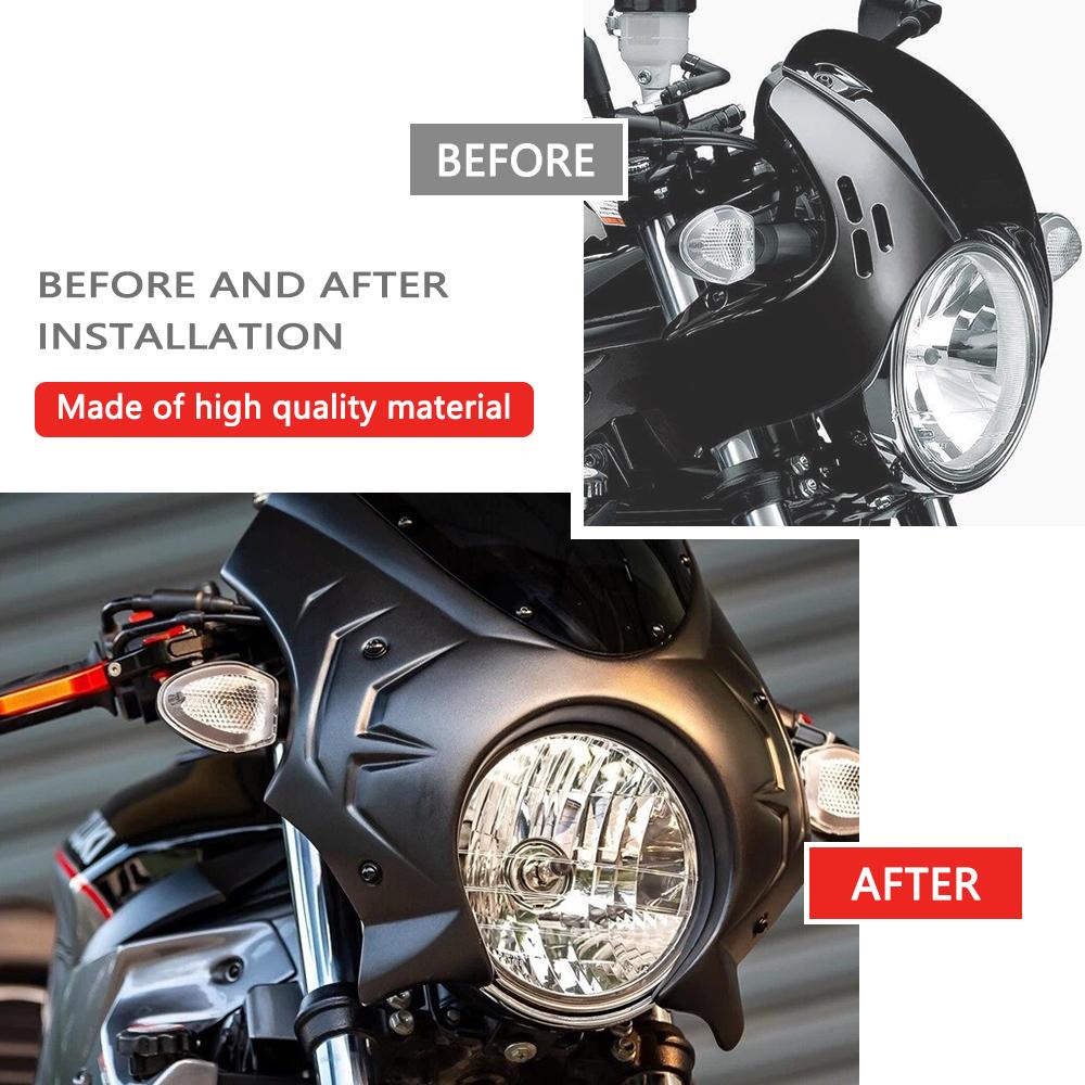 Motorcycle Accessories Headlight Fairing Front Head Windshield Cover Windscreen For SV 650X 2020 SV650X 2019 SV 650 X