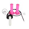 Motorcycle Universal 7/8" 22mm Hand Grip With Throttle Cable Handle Bar Grips For Pit Dirt Bike ATV Quad Motocross Racing