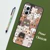 Funny Cute Cats Case For Xiaomi Redmi Note 12 11 10 8 9 Pro 9S 10S 11S 12S Cover For Redmi 12 9C 10C 12C