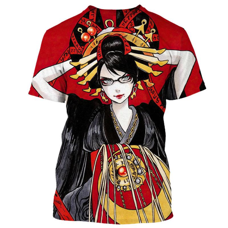 Мужская футболка японских гейш-самураев с круглым вырезом, повседневные топы с короткими рукавами, мужская одежда, летняя уличная одежда больших размеров в стиле Харадзюку