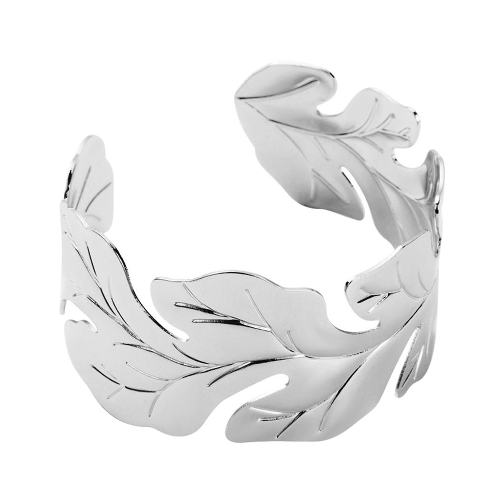 Fashion Personalized Leaf Open Bracelet For Women Ladies