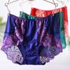 Floral Embroidery Women Panties High Waist Female Sexy Lace Briefs Cotton Crotch Soft Smooth Underpants