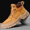 Autumn New Fashion Boots Men's High Top British Style Trendy Versatile Korean Sports Casuals Breathable Mid-Top Workwear Boots
