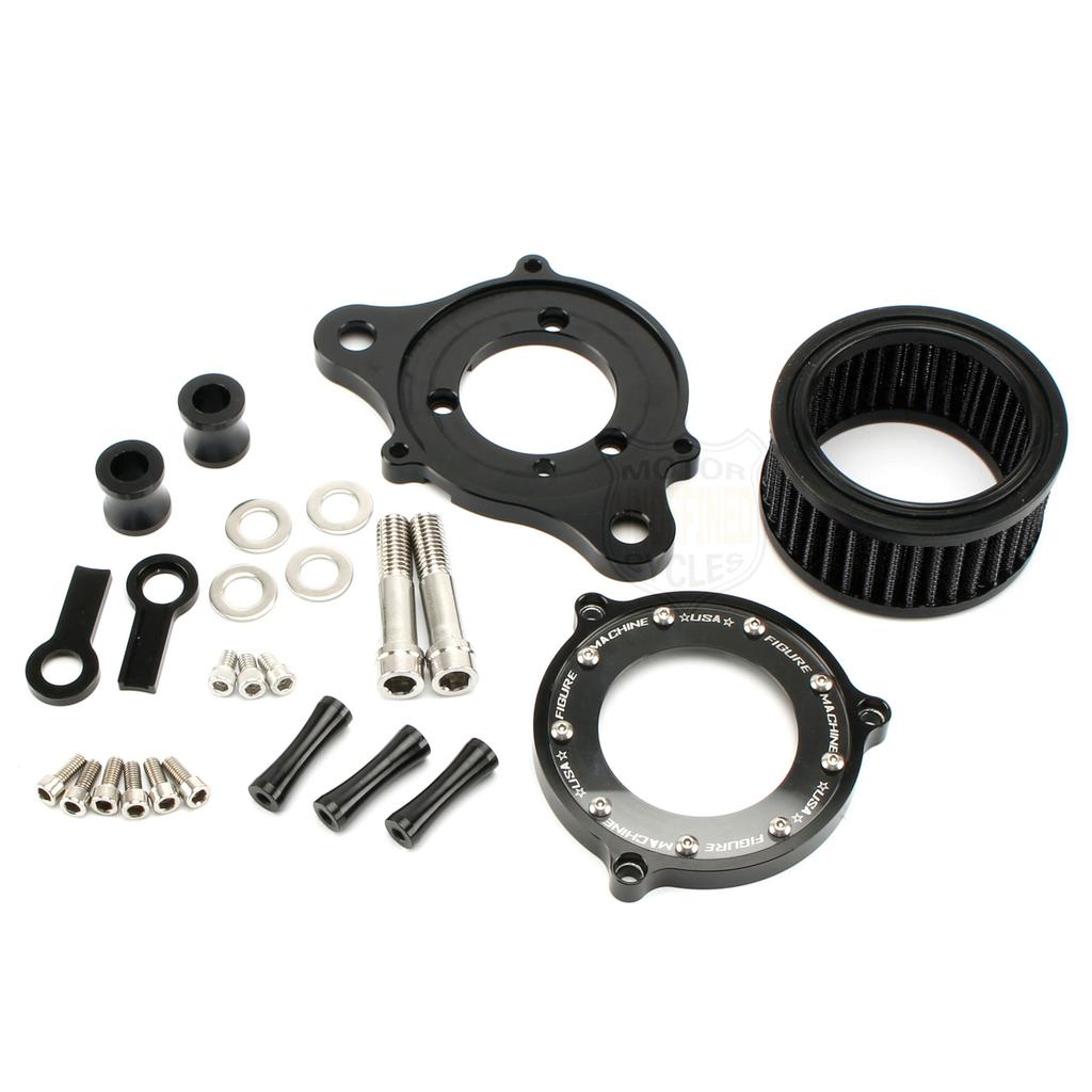Motorcycle Air Filter Intake Black Filters Kit For Harley Sportster Iron 883 XL 1200 Low Custom Roadster 48 72 Forty-Eight 91-21