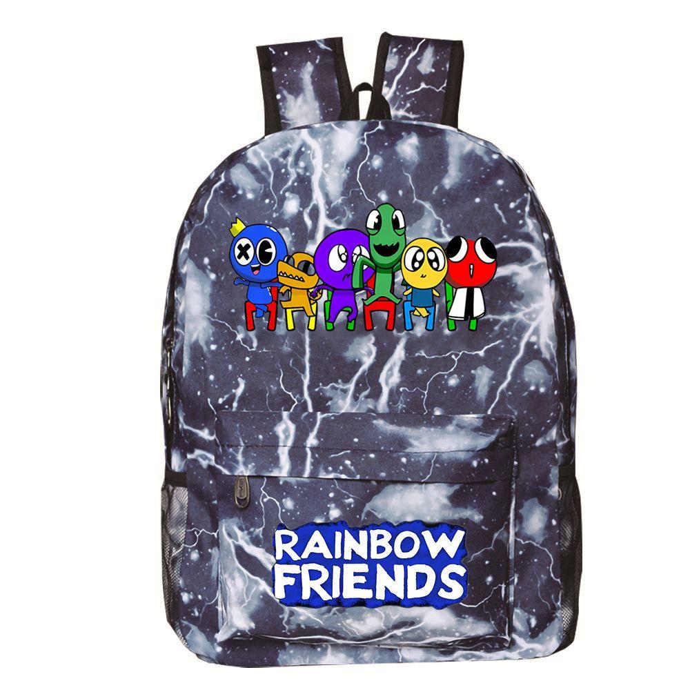 Рюкзак для студентов большой вместимости Roblox Rainbow Friends, сумка для книг