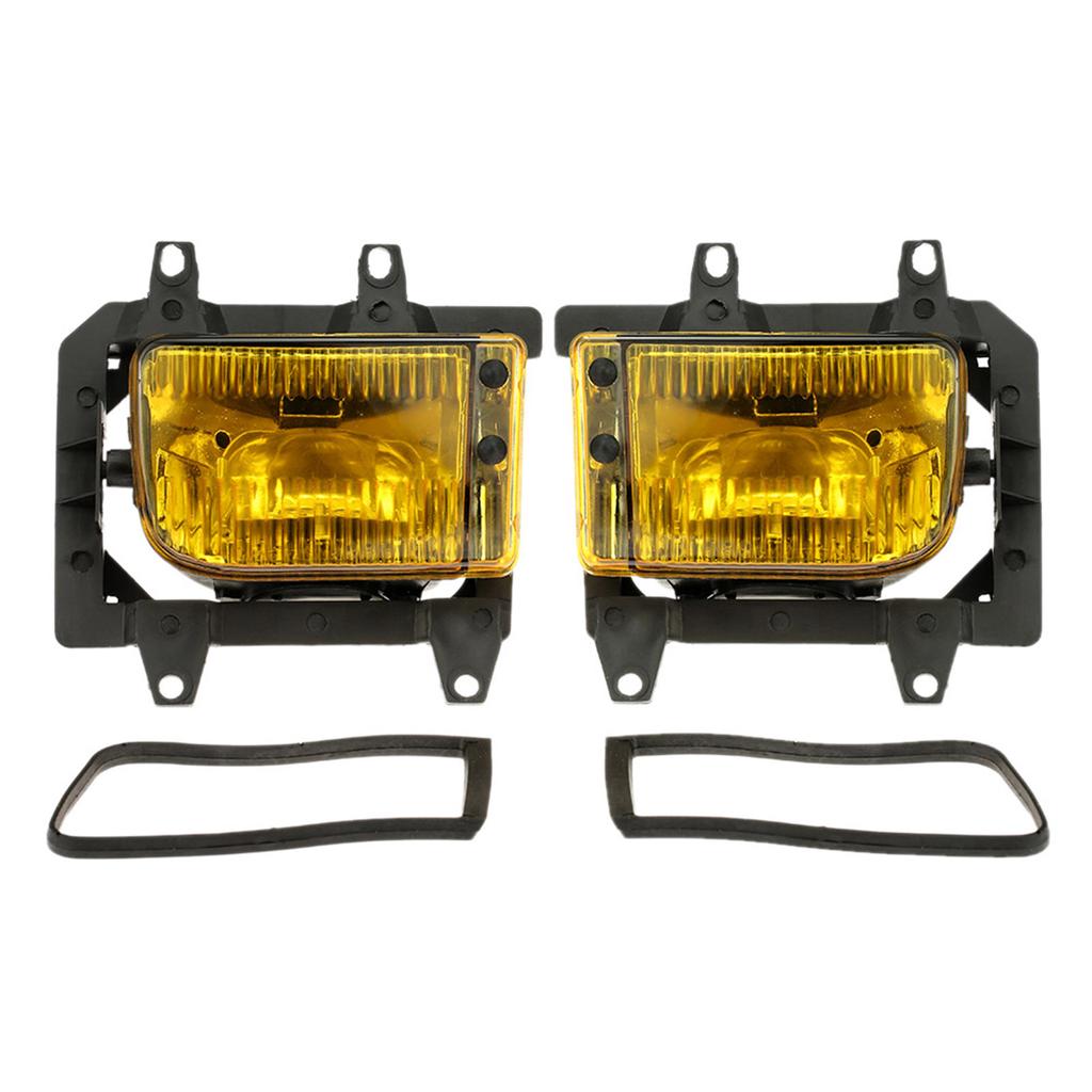 KKMOON 2pcs Left & Right Front Fog Light Transparent Plastic Lens Kit for BMW E30 3-Series 1985-1993