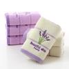 Полотенце для пары, прямоугольное очищающее средство для ухода за кожей, отличная тряпка для мытья волос на лице с узором лаванды для салона красоты