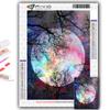 5D DIY Diamond Painting Cross Stitch Full Moon Diamond Embroidery Mosaic Wall Art Home Decoration