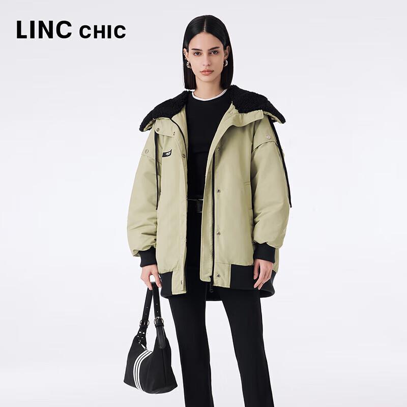 Jinyujie Women's Urban Hooded Mid-Length Down Jacket