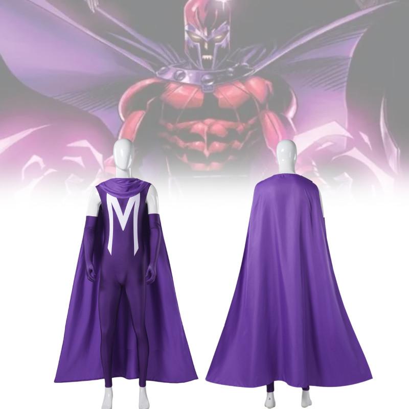 Versatile And Stylish Magneto Cosplay Costume Bodysuit For Gaming And Comic Con Events