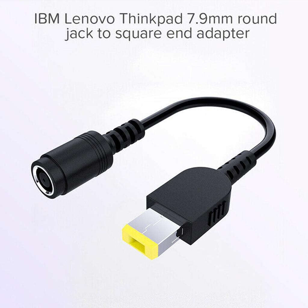 Адаптер с круглого гнезда 7,9 на 5,5 мм на квадратный штекерный разъем, адаптер питания, пигтейл для IBM Thinkpa I6N7