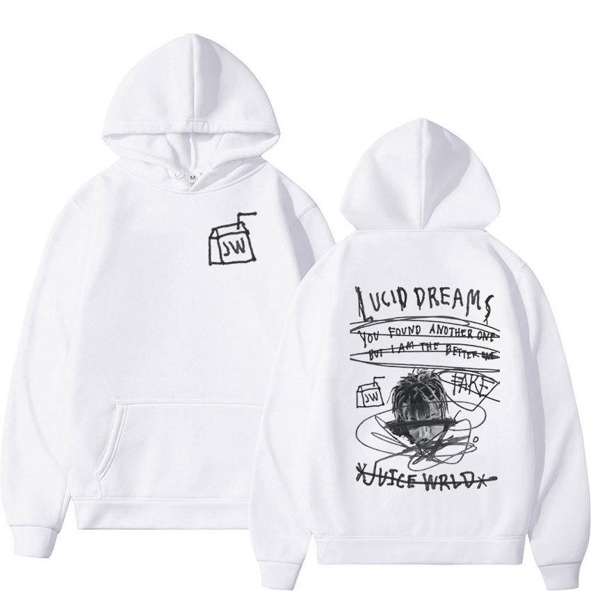 Рэпер JUICE WRLD модная толстовка с капюшоном для женщин унисекс повседневный ретро-пуловер