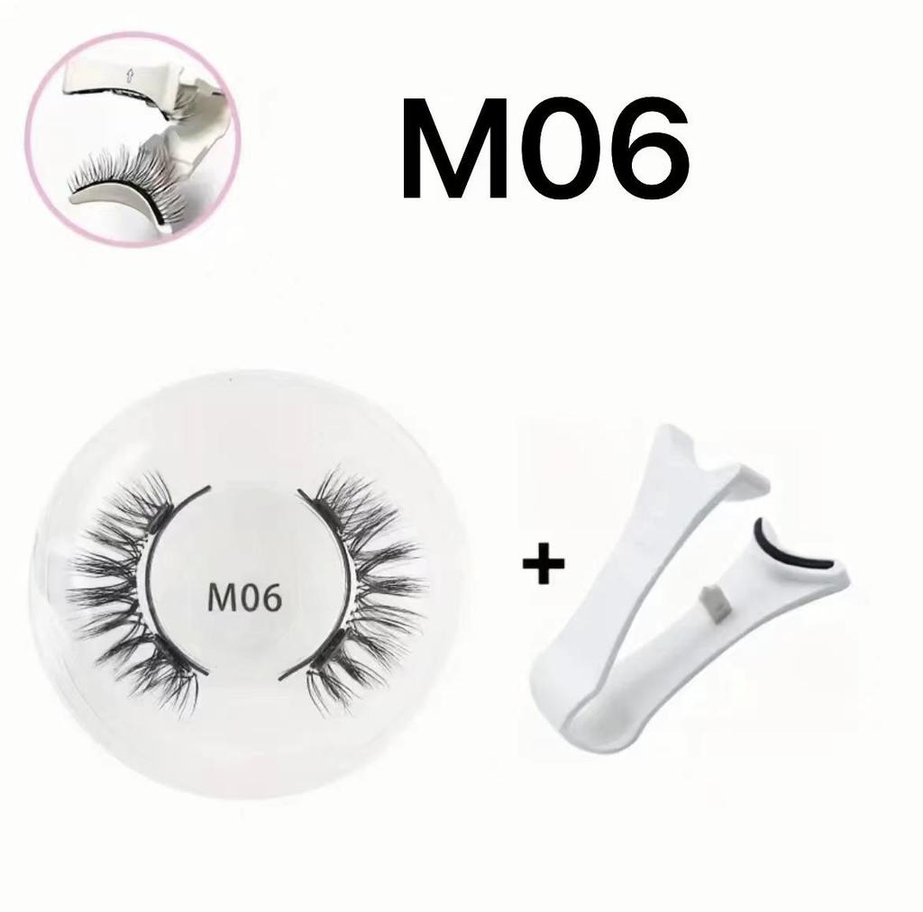 Portable Magnetic White Applicator Set for Glue-Free False Eyelashes