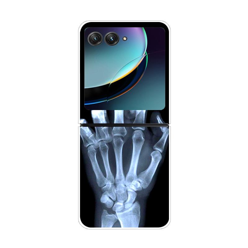 Чехол для Moto Razr40 Ultra Мраморный Рисованный Чехол для Телефона Для Motorola Razr 40 Ultra Razr4 Razr+ Жесткий Пластик Защитный Funda
