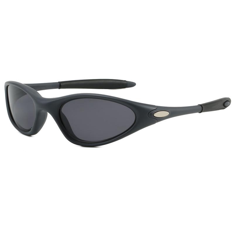 European and American sunglasses for men and women TR Retro Oval Frame Outdoor Cycling and Driving Sunglasses minute