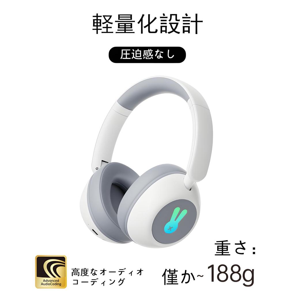 SITOAT Bluetooth-наушники для детей с ограничением громкости 85 дБ и микрофоном для беспроводных наушников для онлайн-связи и со светодиодной подсветкой для беспроводных и