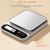 Stainless Steel Multifunctional Kitchen Electronic Scale for Baking, Coffee, and Medicinal Materials