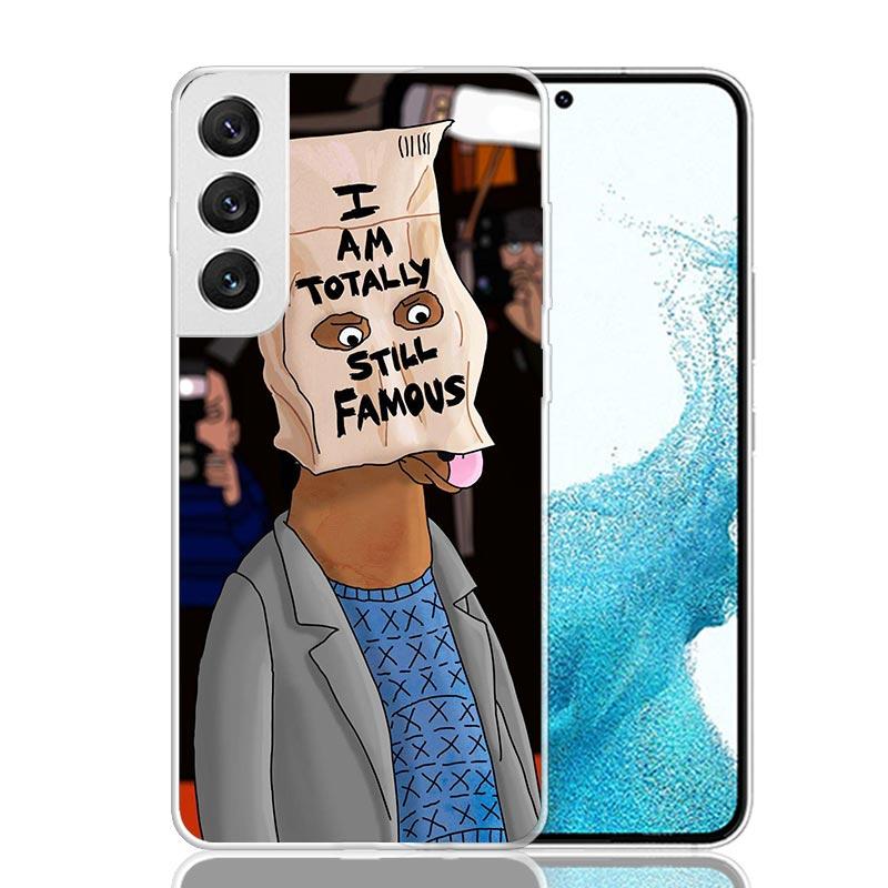 Cartoon B-BoJack Horsemans Phone Case For Samsung Galaxy S26 Ultra S23 S24 S25 Edge S20 FE S21 S22 Plus Soft Print Shell Cover F