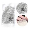 1440Pcs Manicure Decoration DIY Easy To Apply Glass Nail Transparent Flat Bottom Rhinestones
